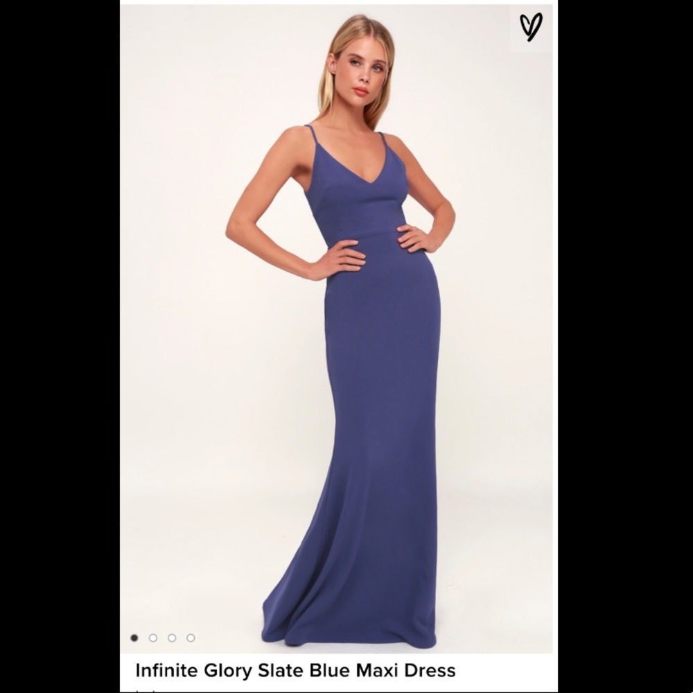 Navy Blue evening gown